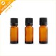 Lot de 3 flacons en verre brun 10ML avec goutteur