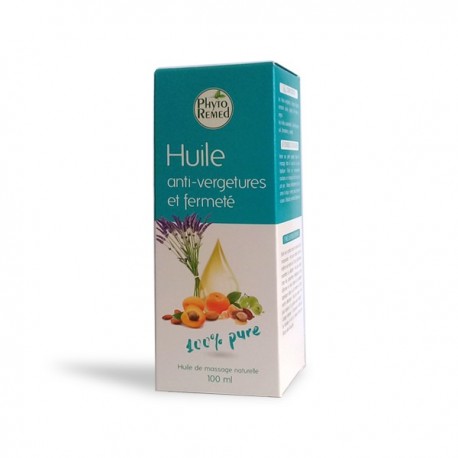 Huile de Massage Anti-vergetures & Fermeté, 100ml - PhytoRemed