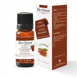 Huile Végétale d'Amande Douce BIO, 10ml - Bio Orient