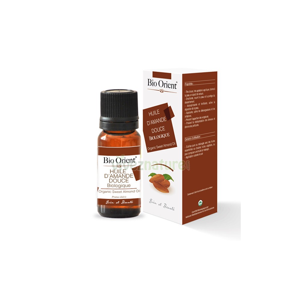 Huile amande douce, Bio Orient - Acheter en ligne flacon 10ml pas cher