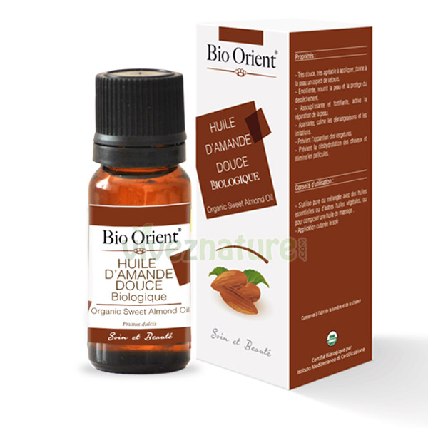 Huile amande douce, Bio Orient - Acheter en ligne flacon 10ml pas cher