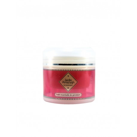 Déodorant Crème à l'Huile Essentielle de Géranium, 40g - Jardin Amazigh