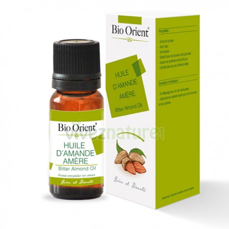 Huile amande amère, Bio Orient - Acheter en ligne flacon 10ml pas cher