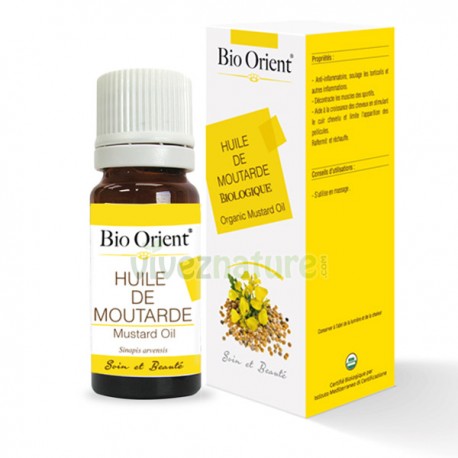 Huile Végétale de Moutarde BIO 10ml - Bio Orient