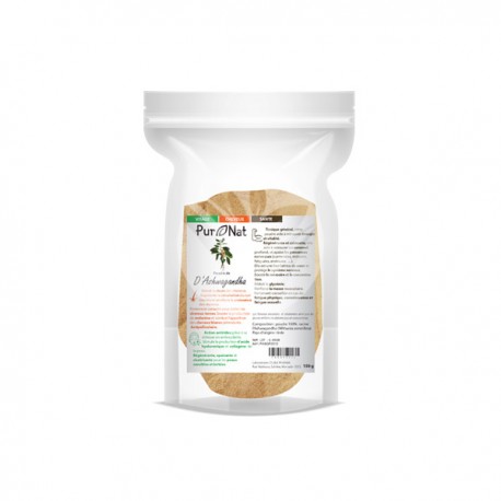 Ashwagandha en Poudre, Paquet 100g - PurNat