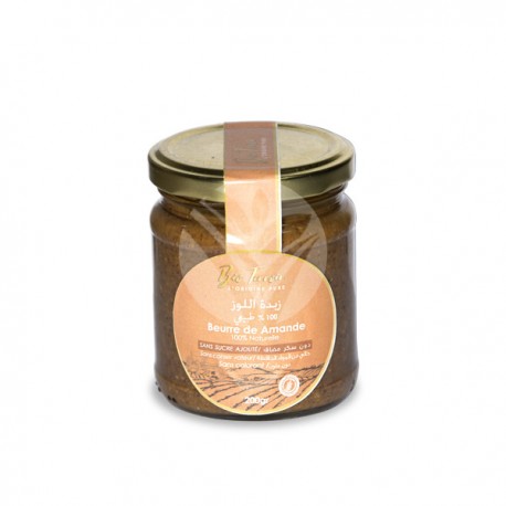 Beurre d'Amandes Sans Sucre Ajouté, 200g - Bio Terroir