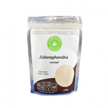 Ashwaghandha, Paquet de 200g - Carthage Nutrition