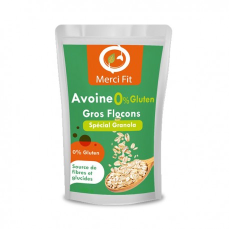 Avoine Gros Flocon Sans Gluten, 180g - Merci Fit