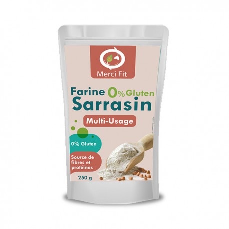 Farine de Sarrasin Sans Gluten, 150g - Merci Fit
