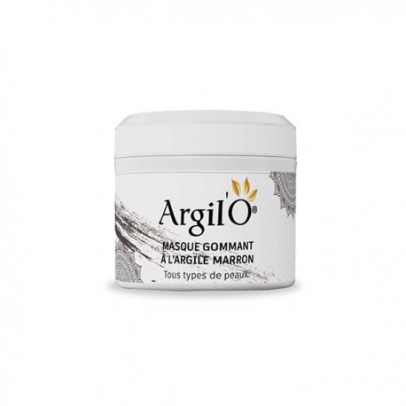 Masque Gommant à l'Argile Marron, 130g - Argil'O