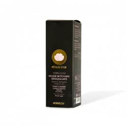 Hydra-Glow, Mousse Nétoyante Démaquillante, 100ml - Pétales D'Or