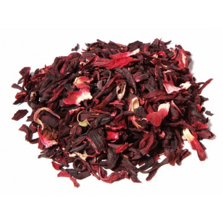 Fleurs d'Hibiscus séchées, VivezNature - Acheter en ligne 40g pas cher