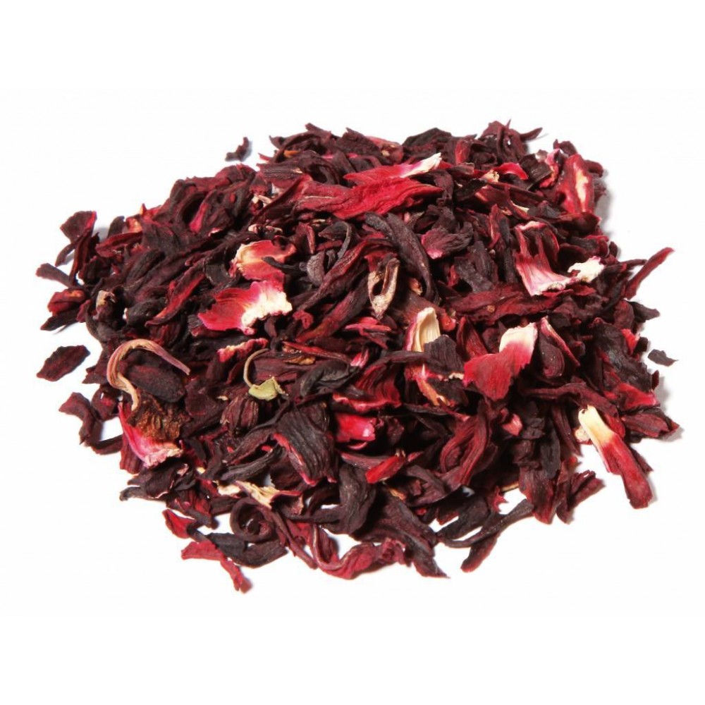 Jardin d`épices Fleurs d`hibiscus, séchées, moulues, 90 g, verre