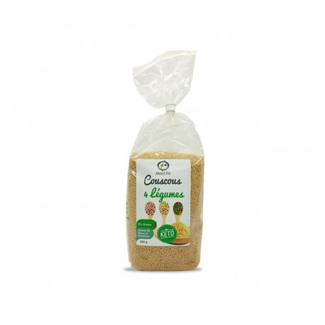 Couscous 4 Légumes Sans Gluten, Paquet 400g - Merci Fit