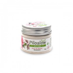 Piloslow, Déo Care Rose de Damas & Géranium, 70g - Herbalya