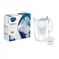 BRITA Carafe filtrante Marella rouge (2,4L) inclus 1 cartouche filtran