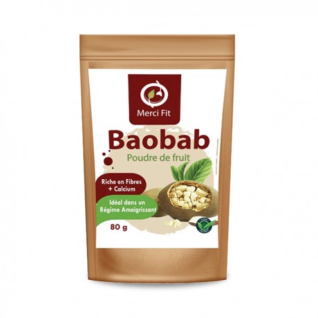 Baobab Bio en Poudre Sachet 100g - Debardo