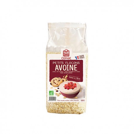 Flocons d'Avoine BIO, Paquet 500g - Celnat
