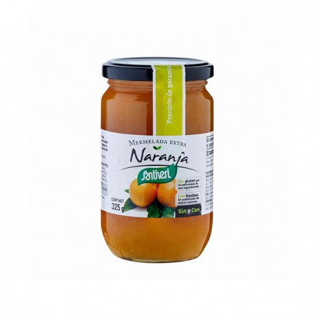 Marmelade Extra ORANGE Sans Sucre Ajouté, 325g - Santiveri