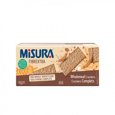 Crackers Blé Intégral FibrExtra, Paquet 385g - Misura