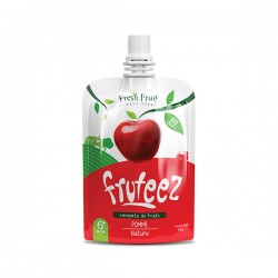 Gourde Compote Pomme Nature Sans Sucres Ajoutés, 90G – Fruteez