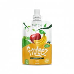 Gourde Compote Pomme Banane Sans Sucres Ajoutés, 90G – Fruteez