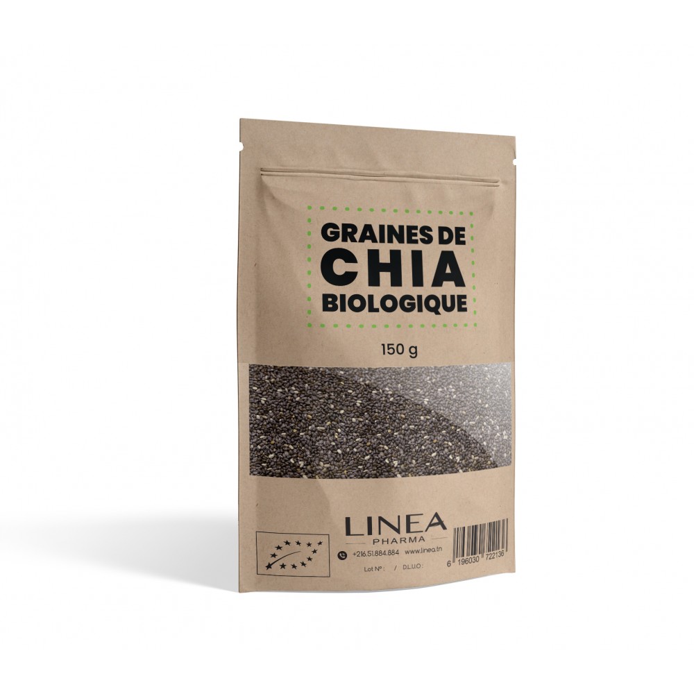 Graines de chia Biologiques - Acheter en ligne paquet 150g pas cher