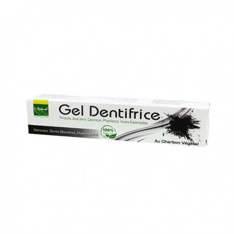 Dentifrice non moussant charbon vegetal,70ML - Le Naturel