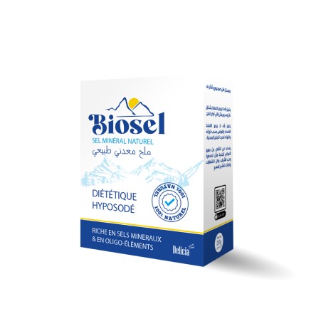 Biosel, Sel minéral naturel, 300g - Zouabi Naturel