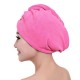 Serviette microfibres rose pour cheveux