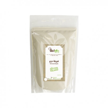 Farine de Sorgo Sans Gluletn, Paquet de 500g - Glutella