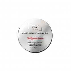 Après-Shampoing Solide, Tous types de cheveux, 40G - Grün