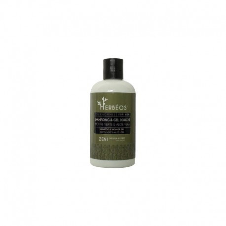 Shampoing & Gel Douche Homme, 250 ml - Herbéos