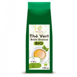 Thé Vert Cocktail Brûle Graisses, Paquet de 100g - Merci Fit