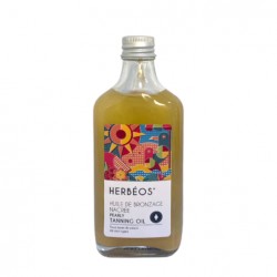 Huile de bronzage nacrée 100 ml - Herbeos