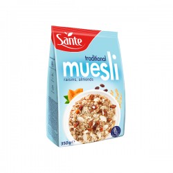 Muesli raisins amandes, 350G - Sante