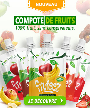 Compote de fruits 100% naturelle